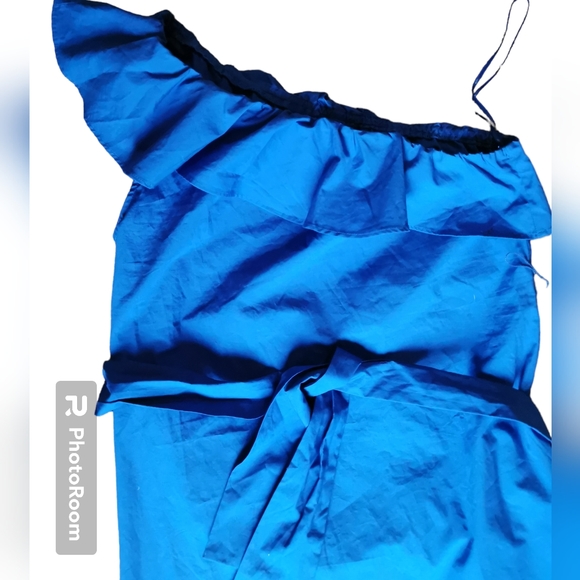 Banana Republic one shoulder ruffle dress (S) - Picture 2 of 6